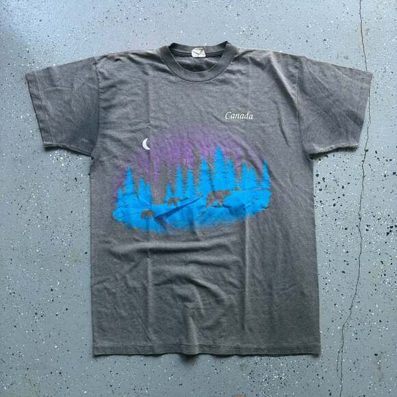 Canadian Design Inc. Other - Vintage 1990s Canadian Design Inc. Bear Forest T-Shirt